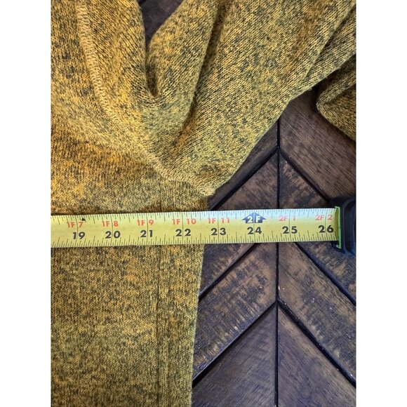 Stio Men’s Mustard Yellow Fleece Zip Up Sweater Jacket XL - Picture 7 of 11